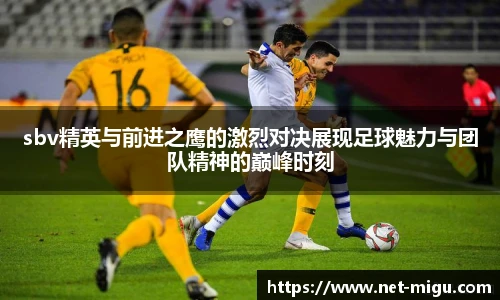 sbv精英与前进之鹰的激烈对决展现足球魅力与团队精神的巅峰时刻